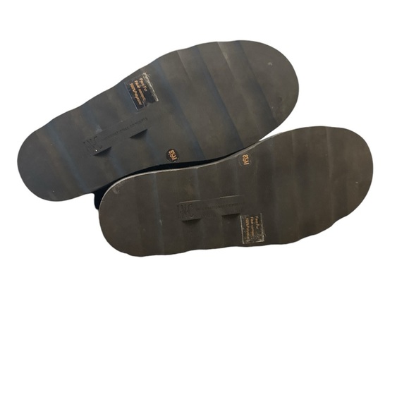 I.N.C. International Concepts Faux Fur Black Laceup Wedges - Picture 4 of 5